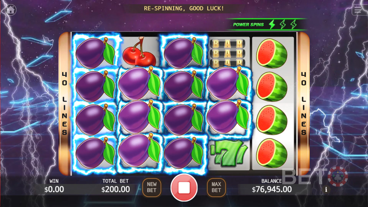 Thắng 2.500 lần tiền cược của bạn trong trò chơi Lightning Storm Slot!