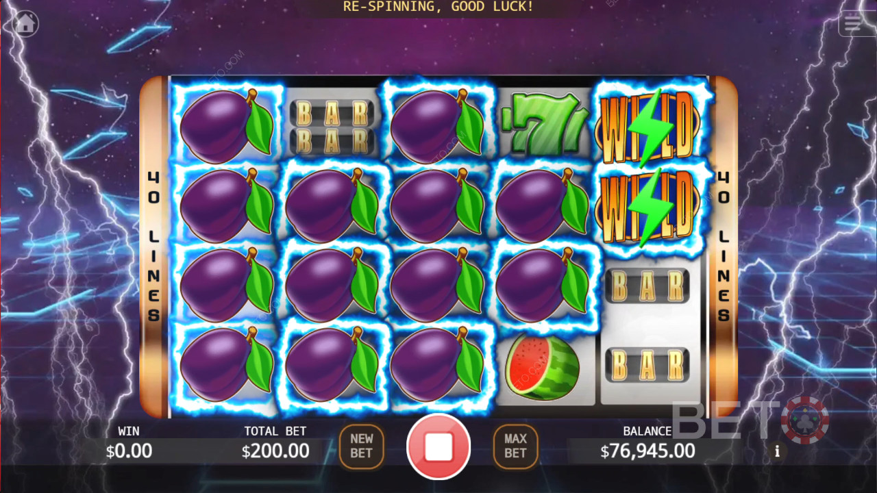 Đánh giá Lightning Storm của BETO Slots