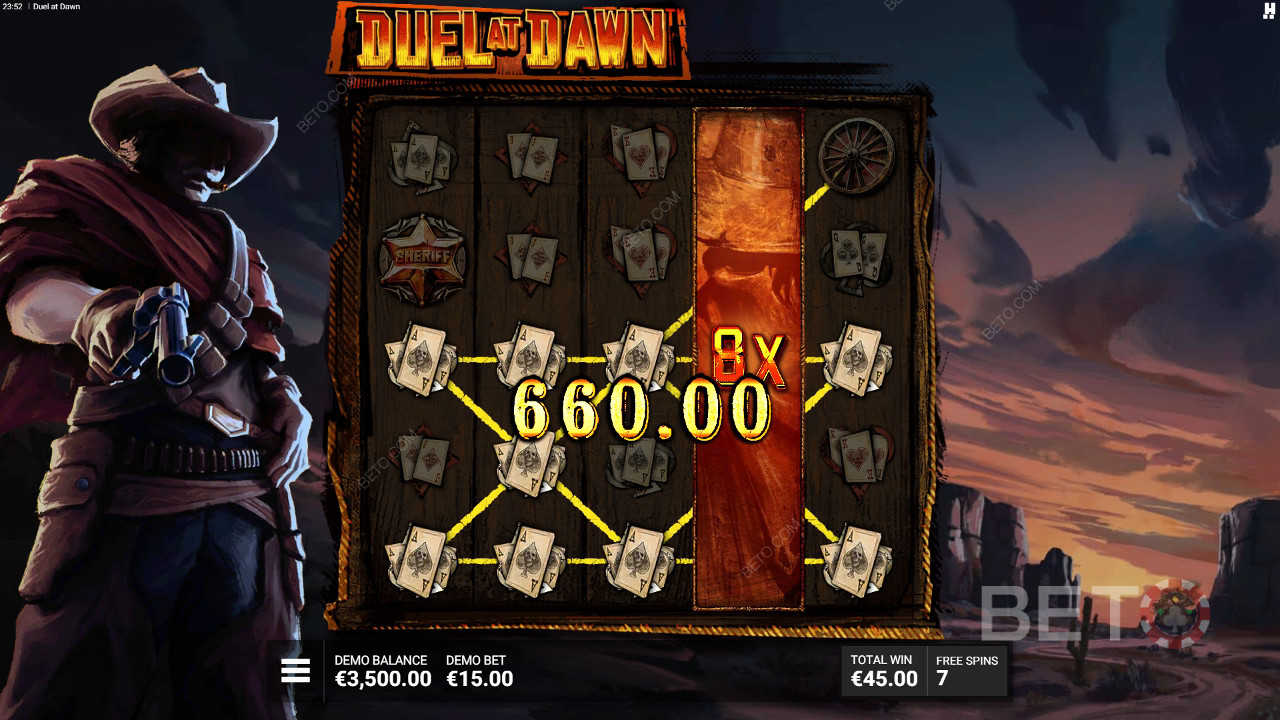 Cách chơi Duel At Dawn của Hacksaw Gaming