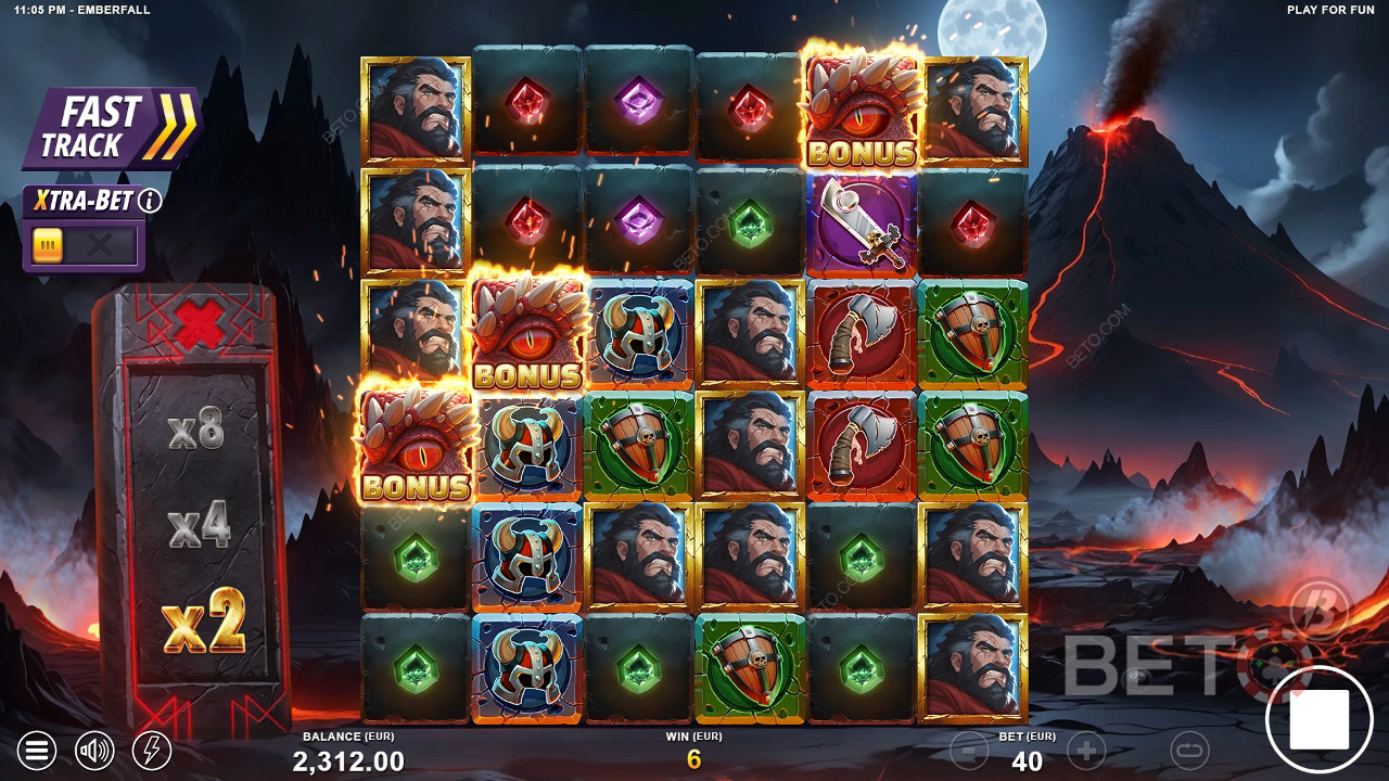 Đánh giá Emberfall của BETO Slots