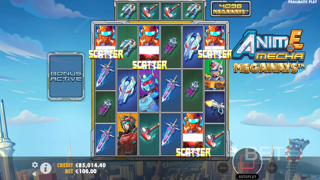Đánh giá Anime Mecha Megaways của BETO Slots