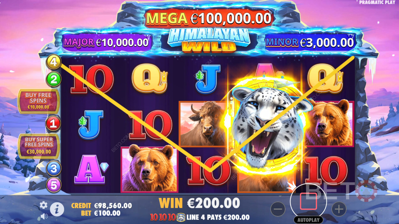 Đánh giá Himalayan Wild của BETO Slots