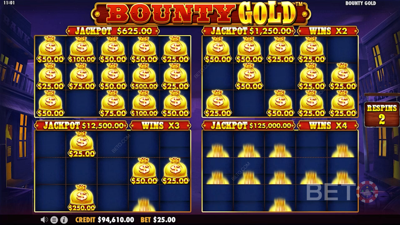 Phần thưởng quay lại tiền đặc biệt của Bounty Gold