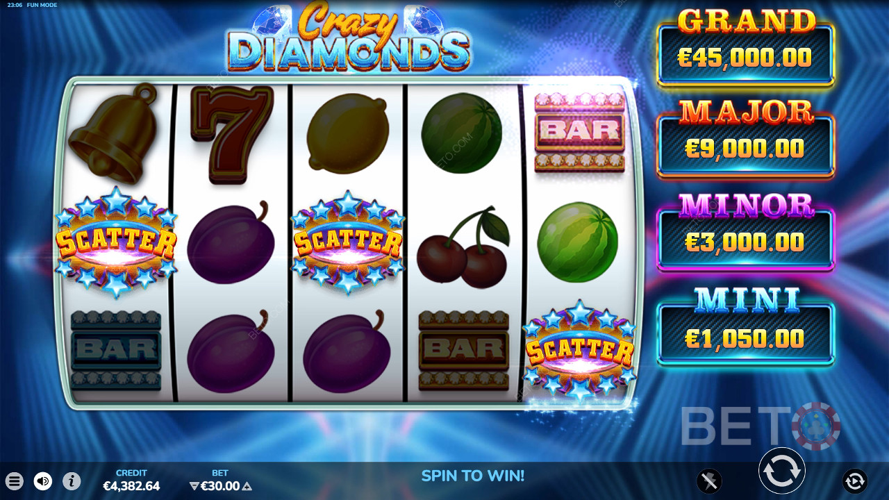 Đánh giá Crazy Diamonds của BETO Slots