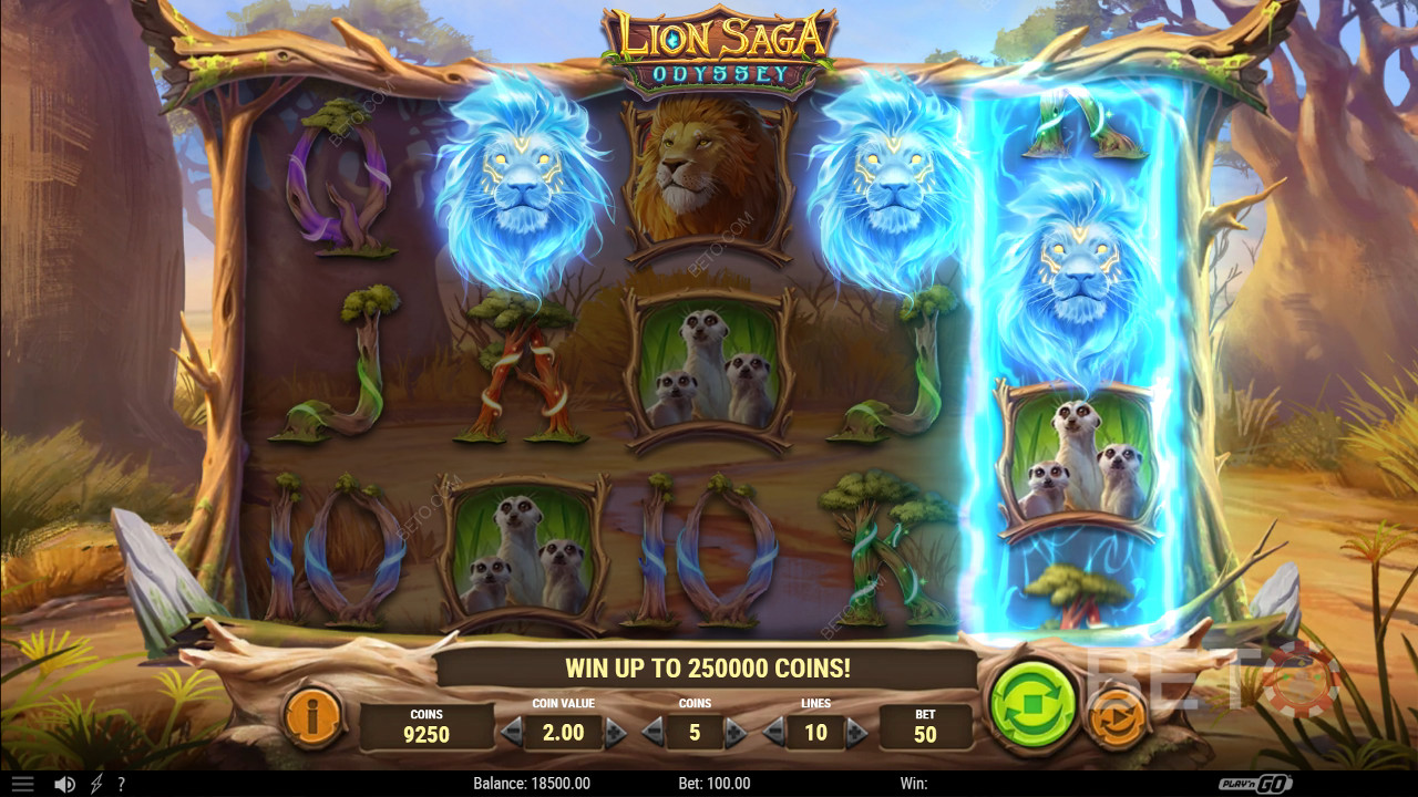 Đánh giá Lion Saga Odyssey của BETO Slots