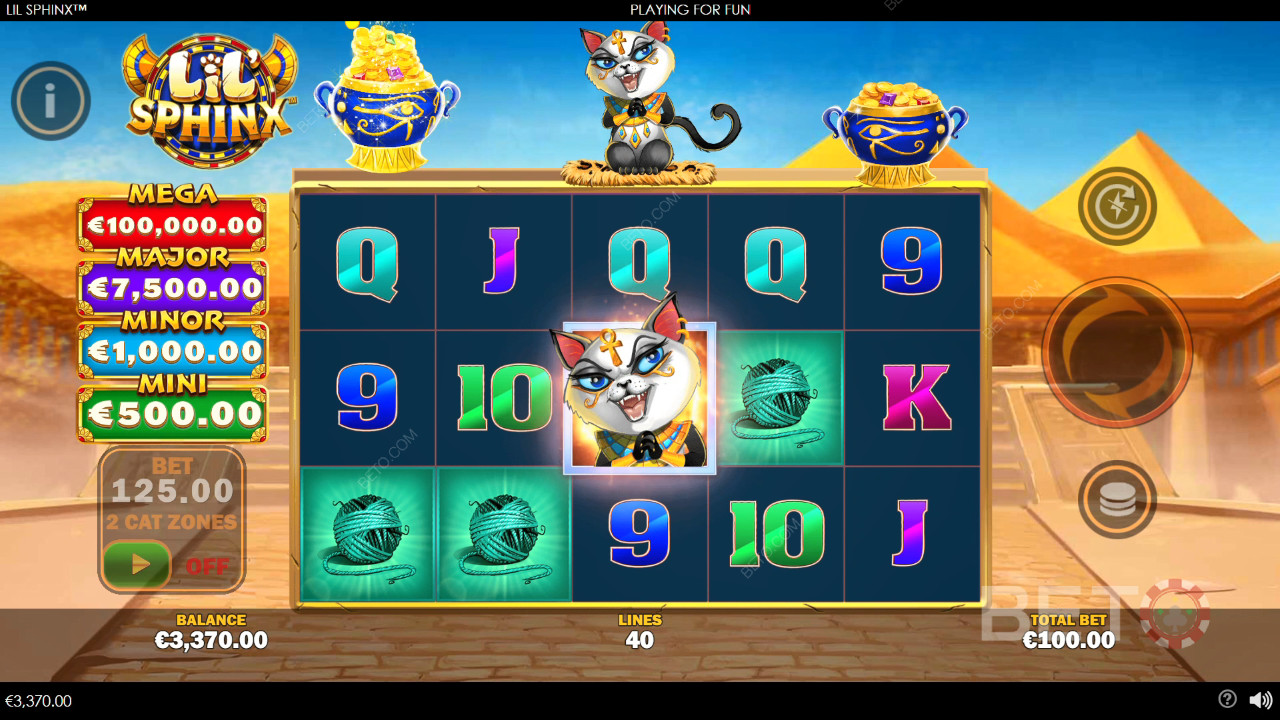 Đánh giá Lil Sphinx của BETO Slots