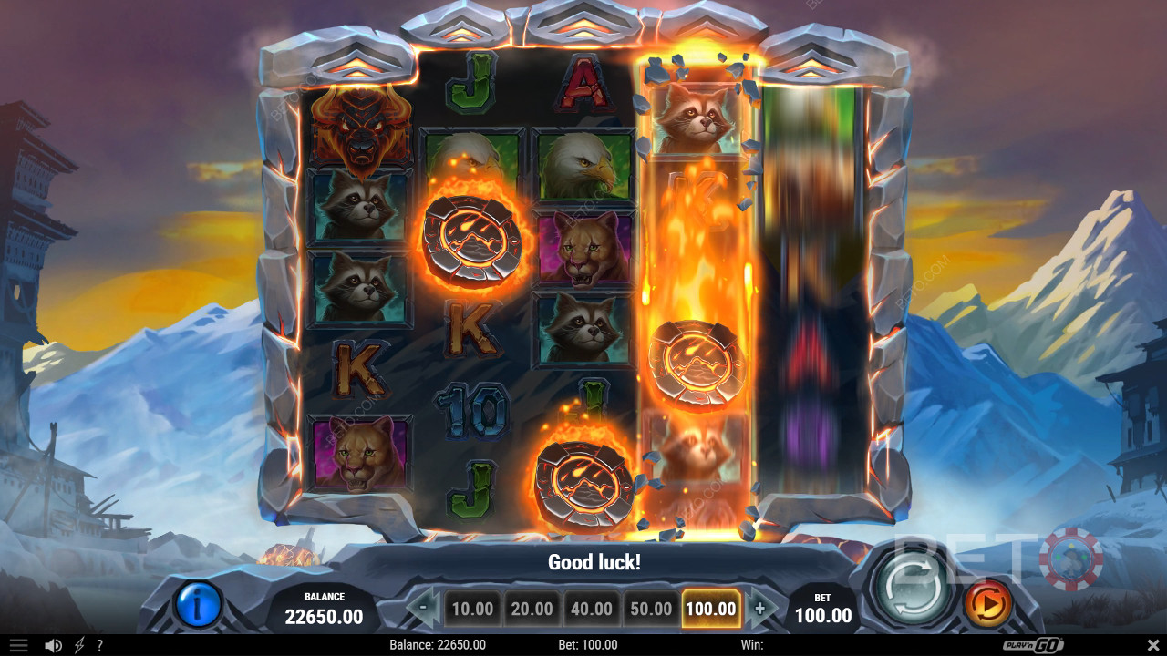 Đánh giá tối đa của Beasts of Fire từ BETO Slots
