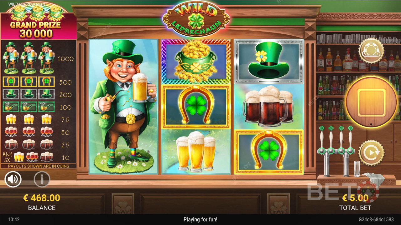 Đánh giá Wild Leprechaun của BETO Slots