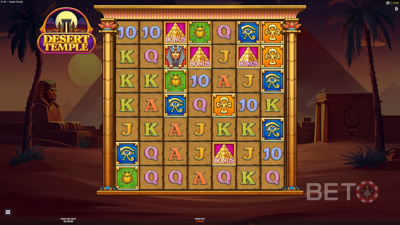 Đánh giá Desert Temple của BETO Slots