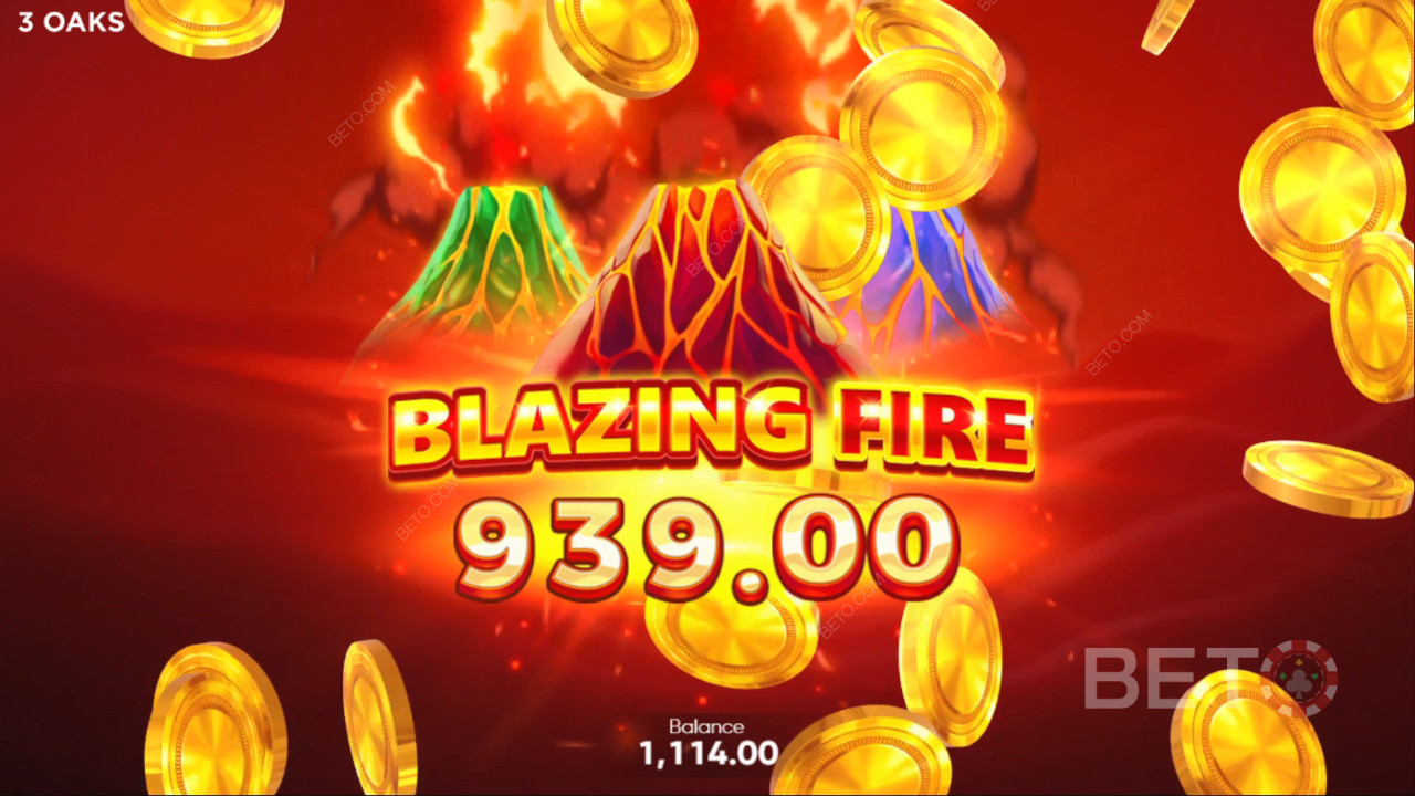 Cách chơi 3 Coin Volcanoes của 3 Oaks Gaming