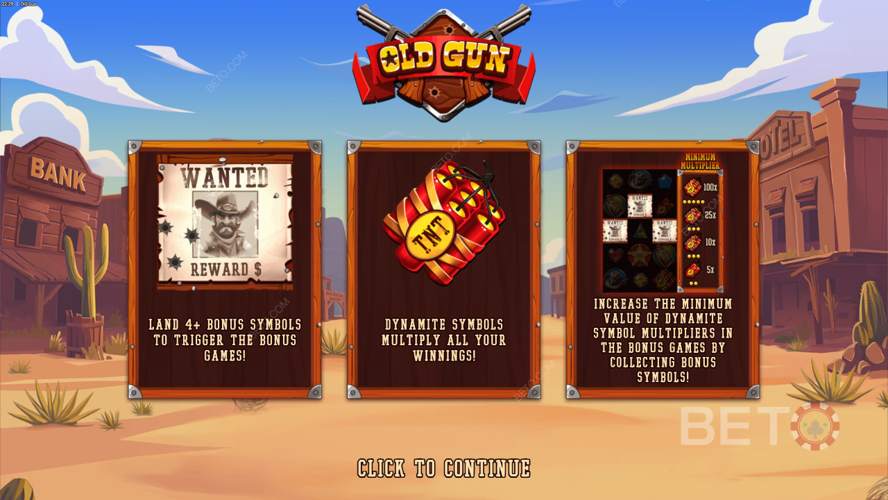 Các tính năng thưởng được giải thích trong Old Gun của Backseat Gaming