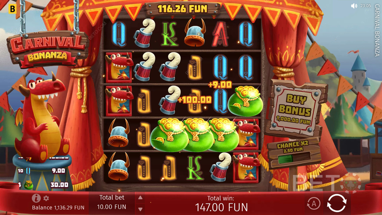 Đánh giá Carnival Bonanza của BETO Slots
