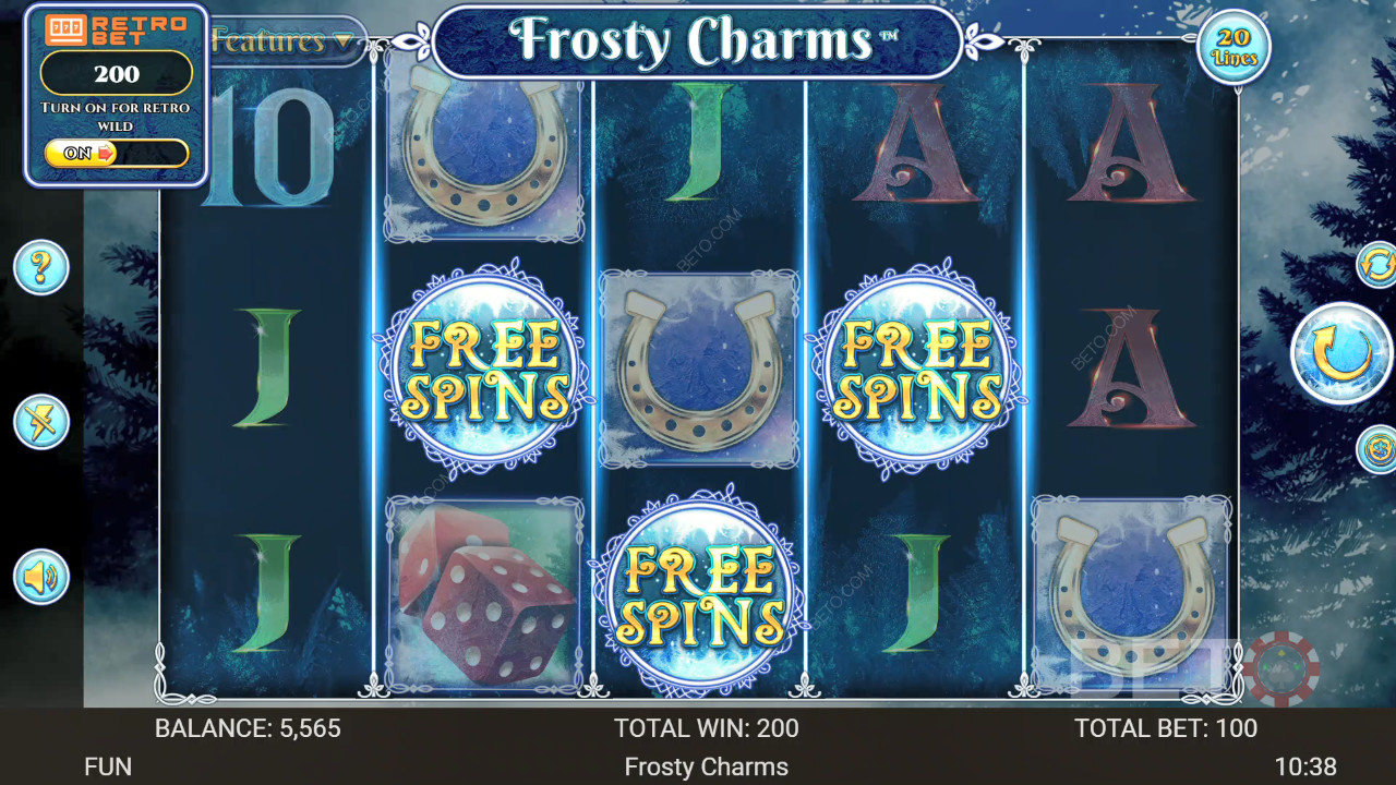 Đánh giá Frosty Charms của BETO Slots