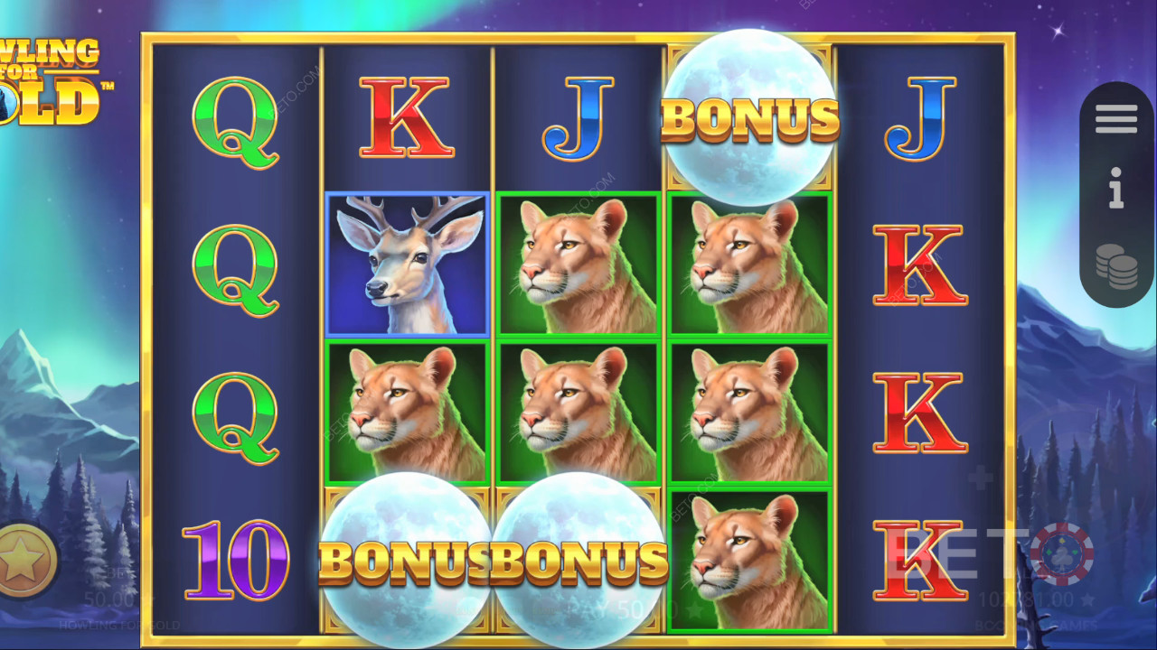 Đánh giá Howling for Gold của BETO Slots