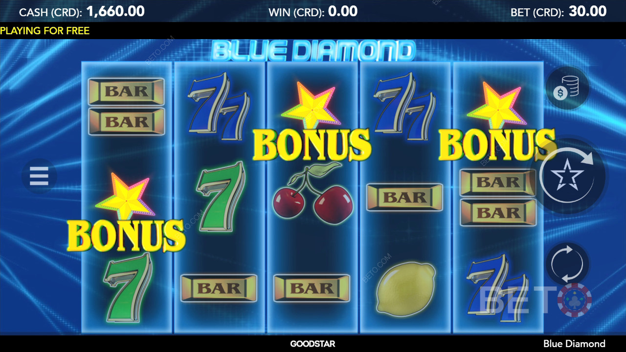 Đánh giá Blue Diamond của BETO Slots