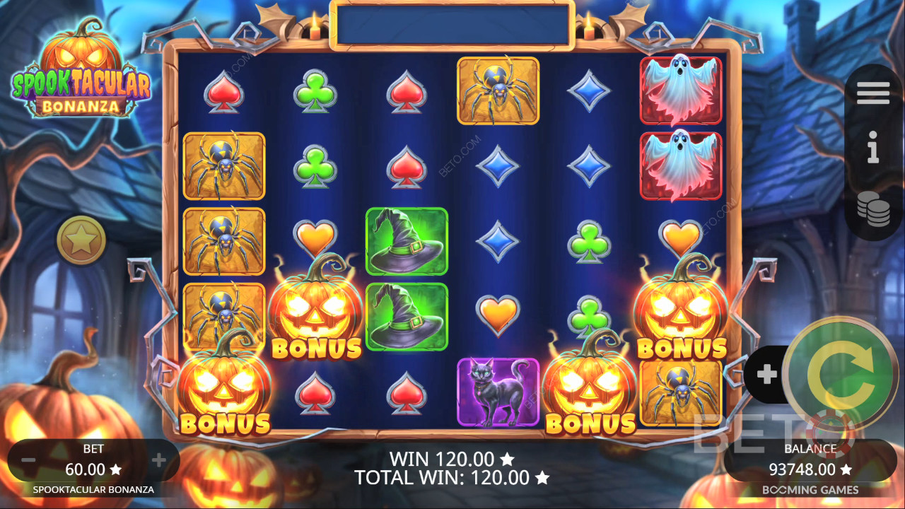 Đánh giá Spooktacular Bonanza của BETO Slots