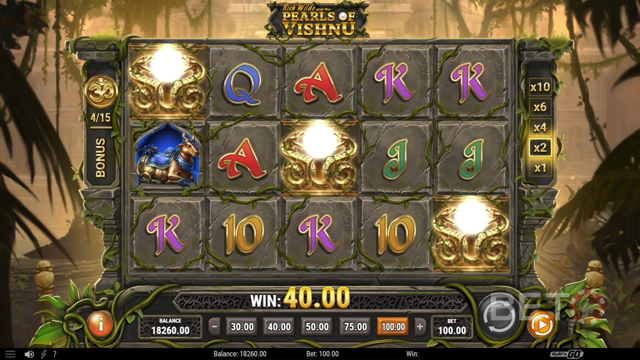 Đánh giá Rich Wilde và Pearls of Vishnu của BETO Slots