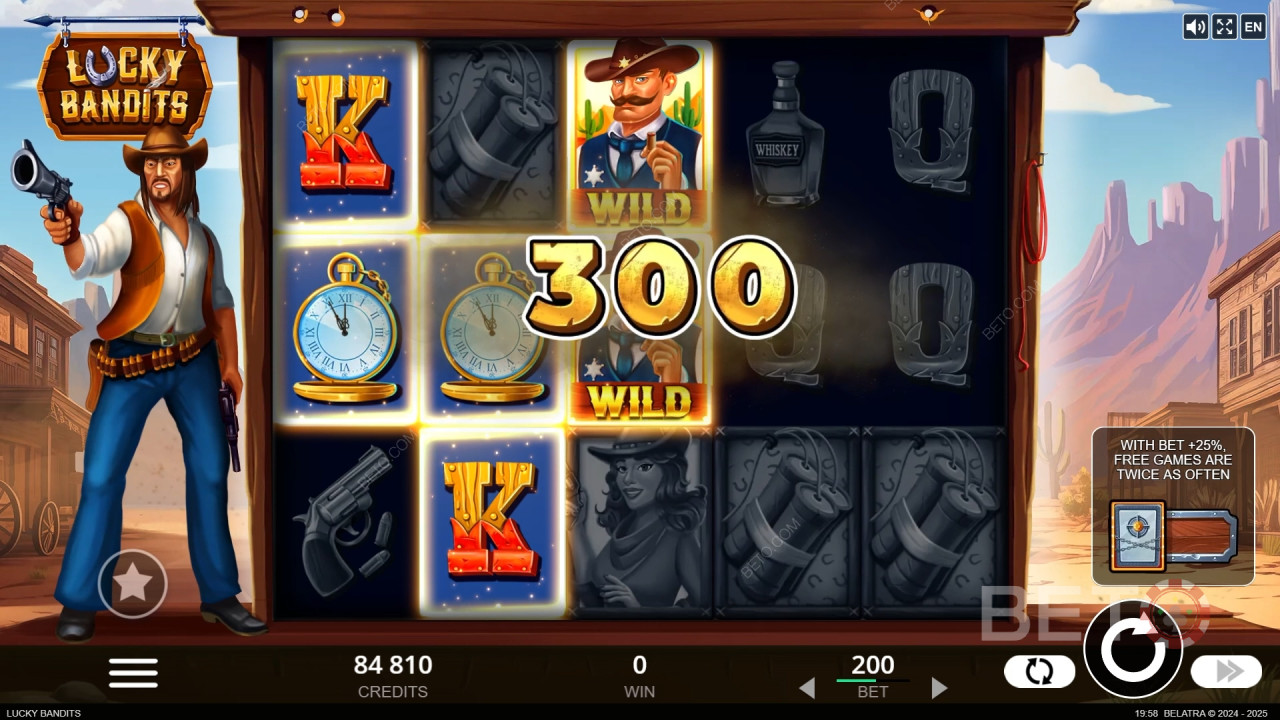 Đánh giá Lucky Bandits của BETO Slots