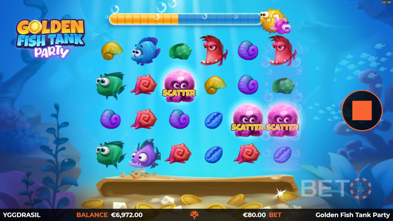 Đánh giá Golden Fish Tank Party của BETO Slots