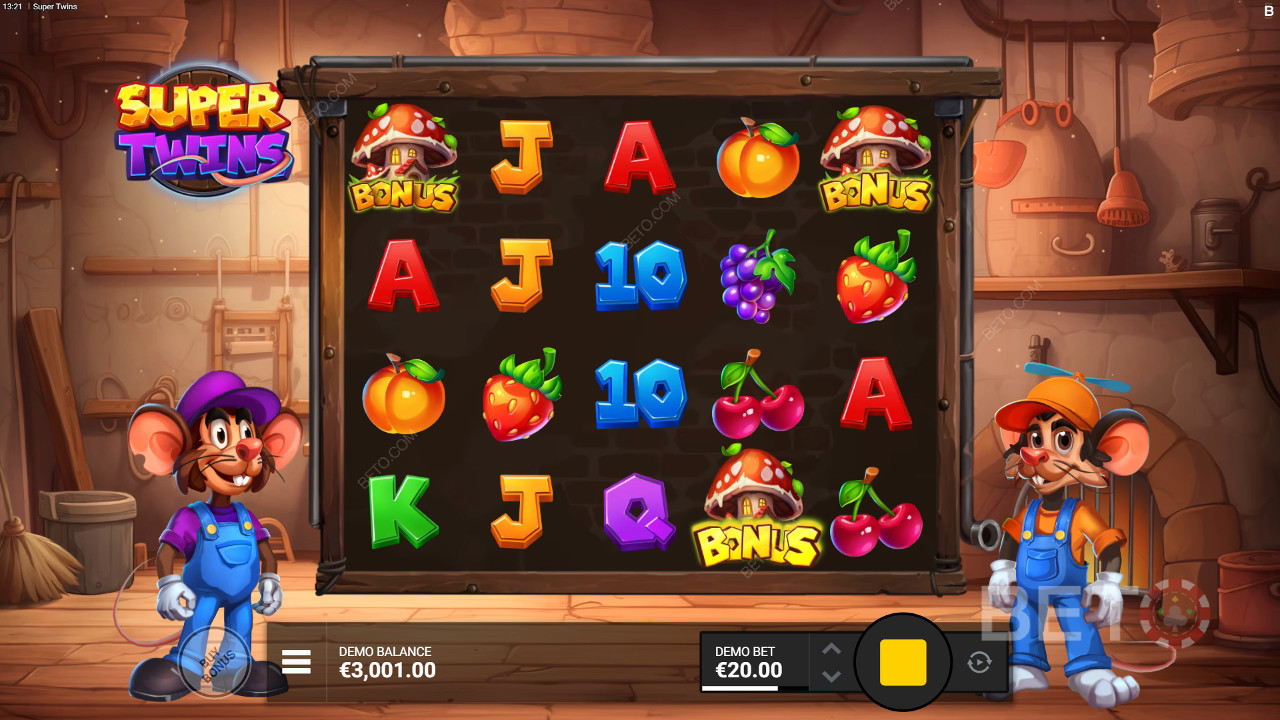 Đánh giá Super Twins của BETO Slots