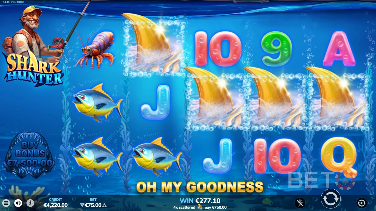 Đánh giá Shark Hunter của BETO Slots