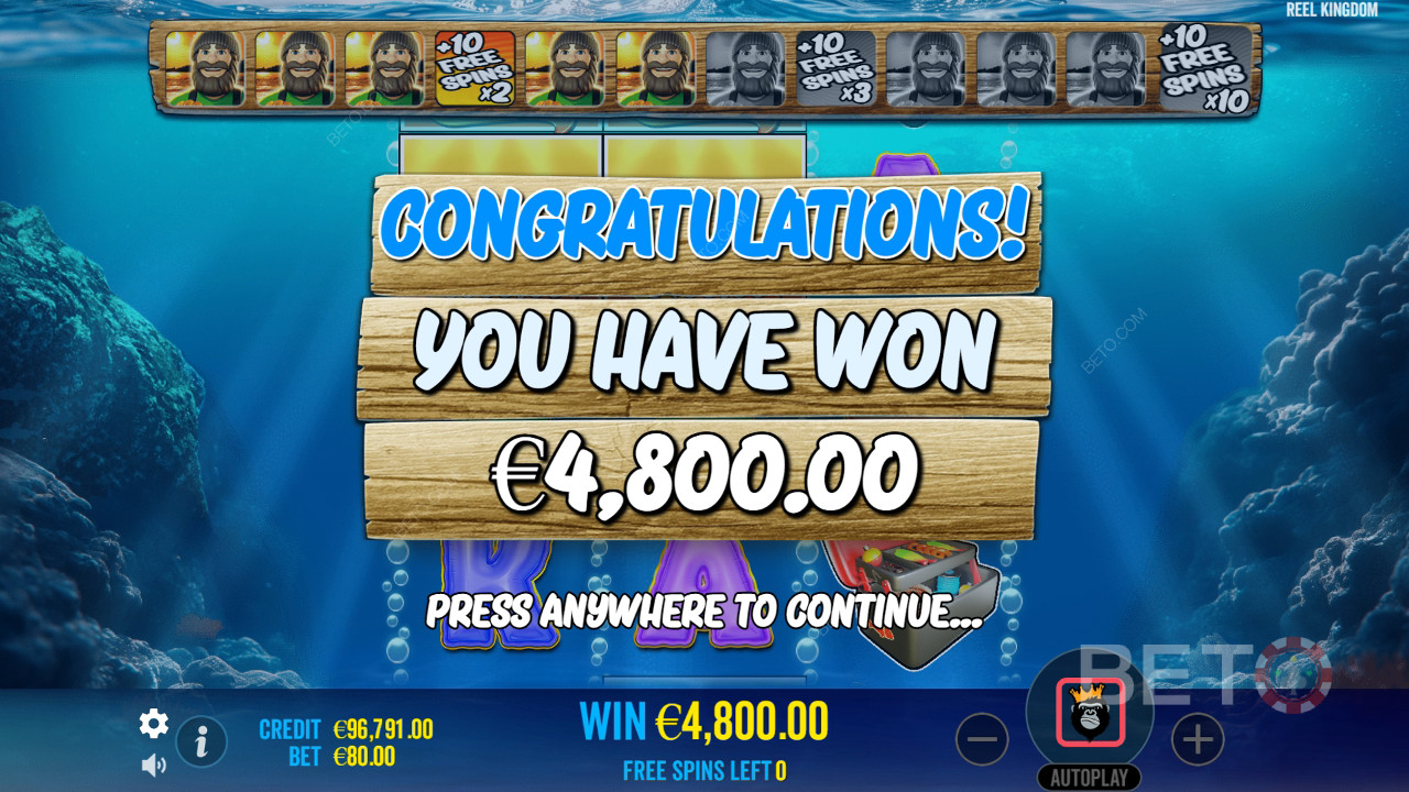 Thắng gấp 5.000 lần tiền cược của bạn trong trò chơi Big Bass Bonanza 3 Reeler Slot trực tuyến!