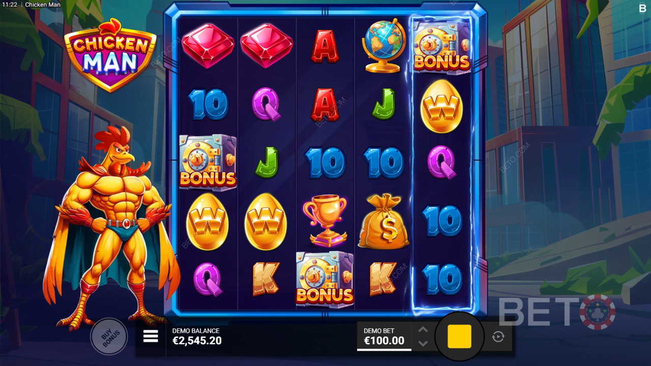 Đánh giá Chicken Man của BETO Slots