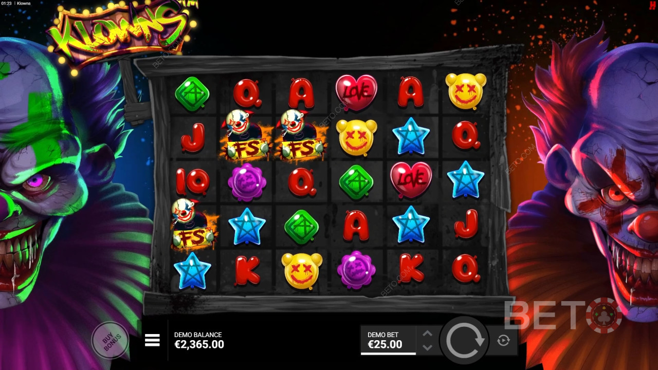 Đánh giá Klowns của BETO Slots