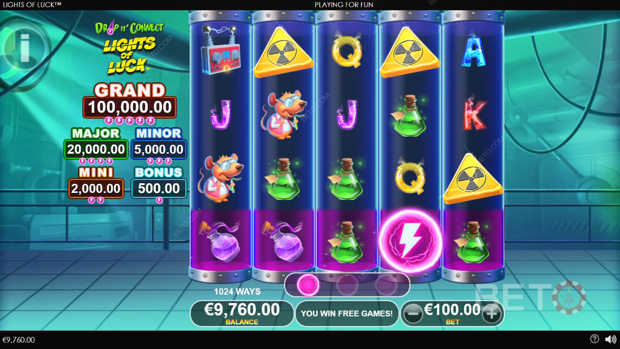 Đánh giá Lights Of Luck của BETO Slots