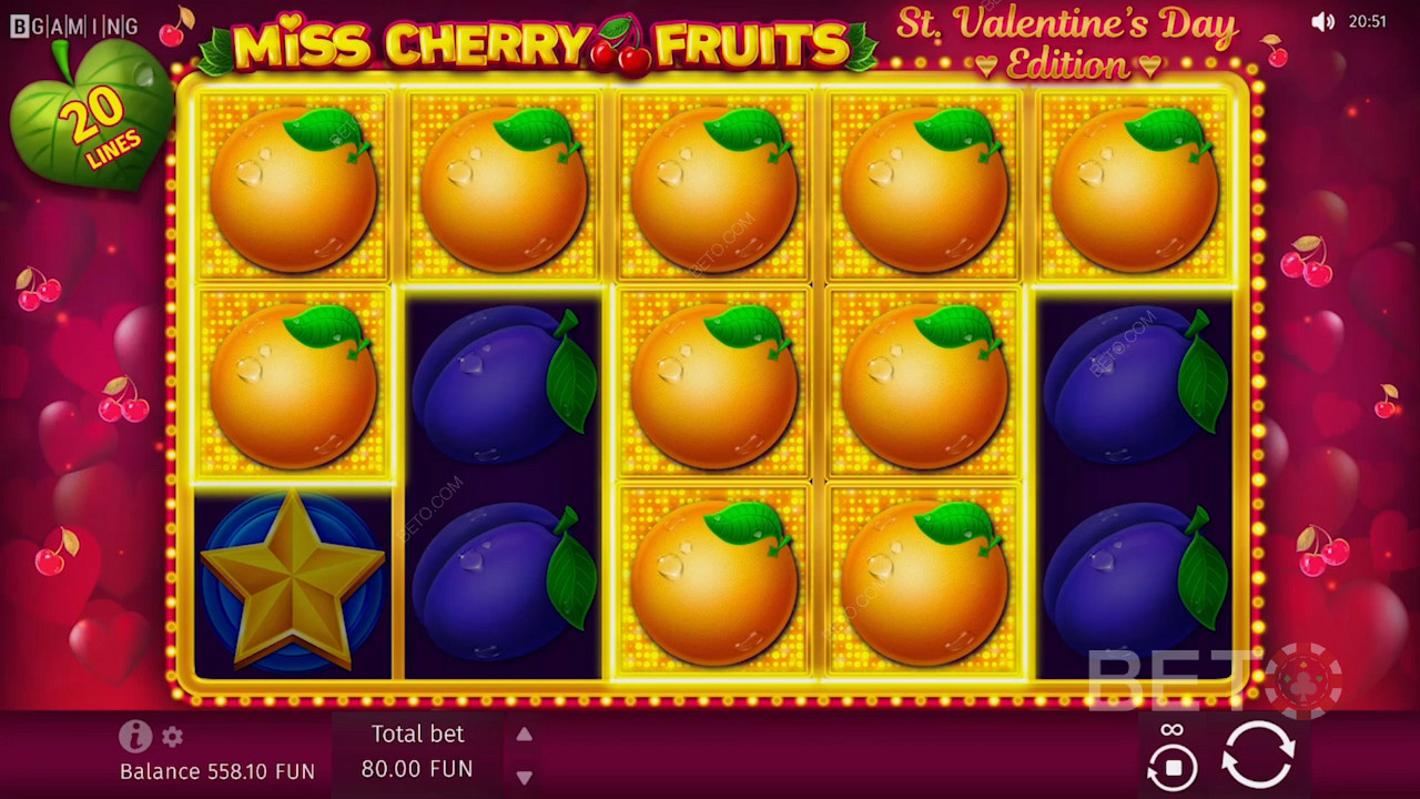 Tải các biểu tượng màu cam trên khe Miss Cherry Fruits