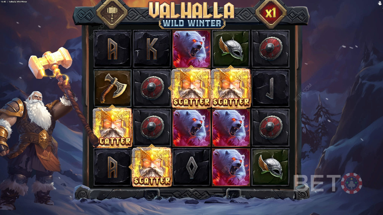 Đánh giá Valhalla Wild Winter của BETO Slots