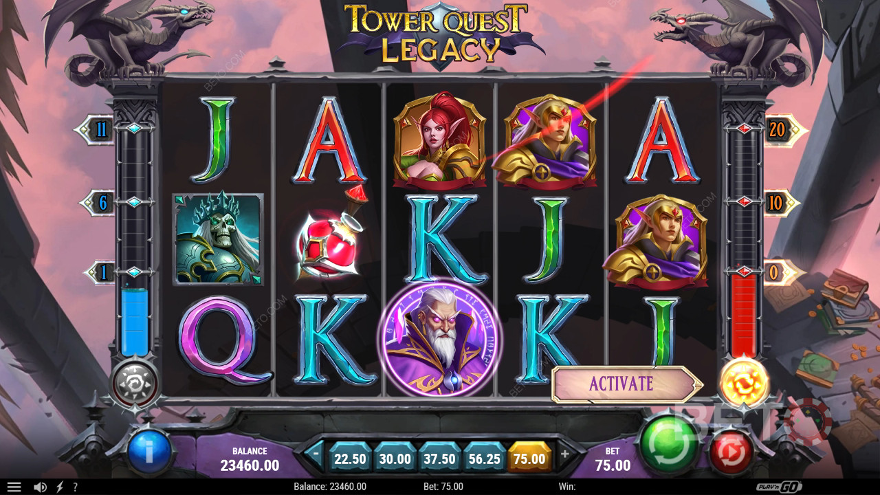 Đánh giá Tower Quest Legacy của BETO Slots