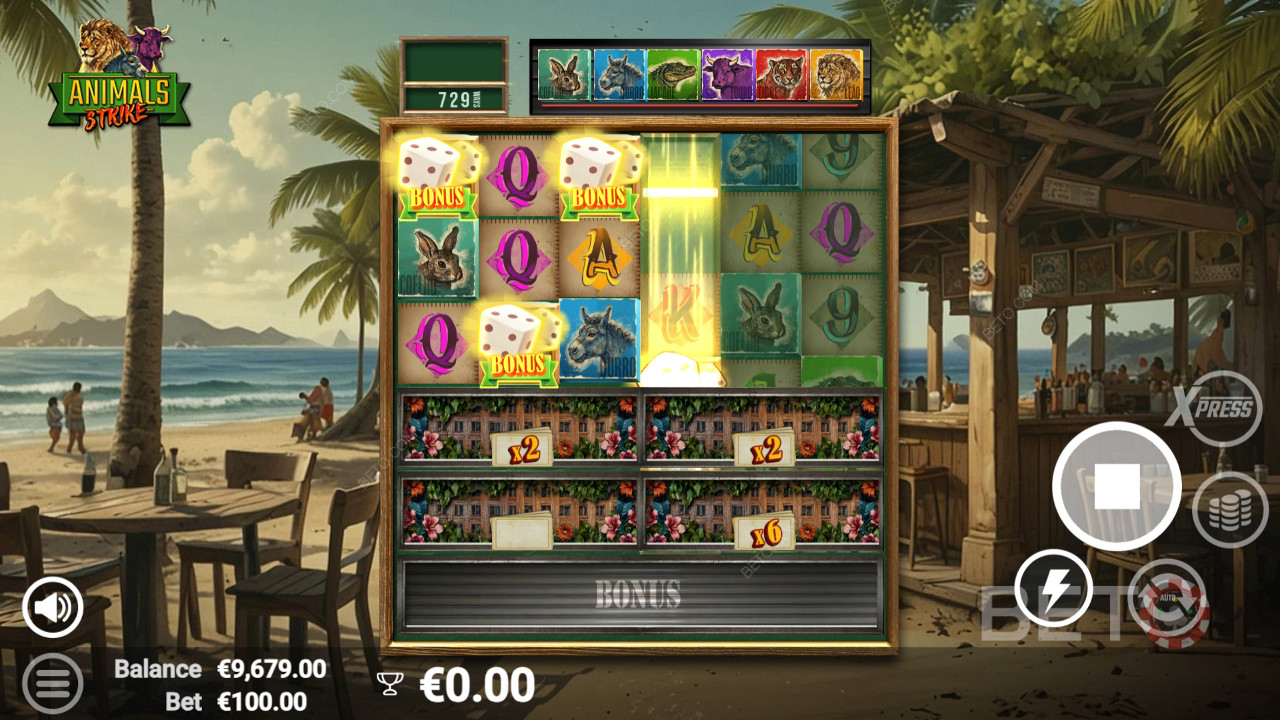 Đánh giá Animals Strike của BETO Slots