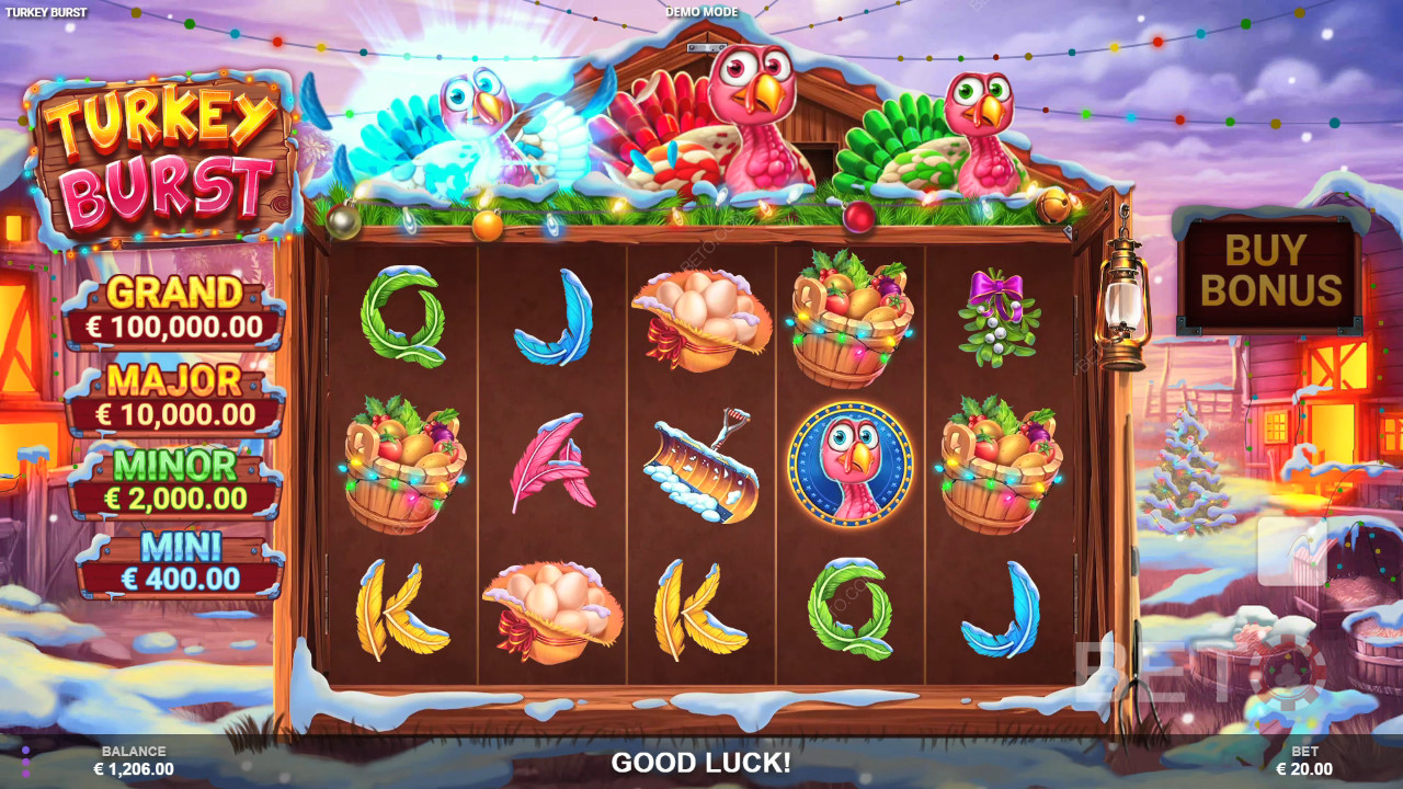 Đánh giá Turkey Burst của BETO Slots