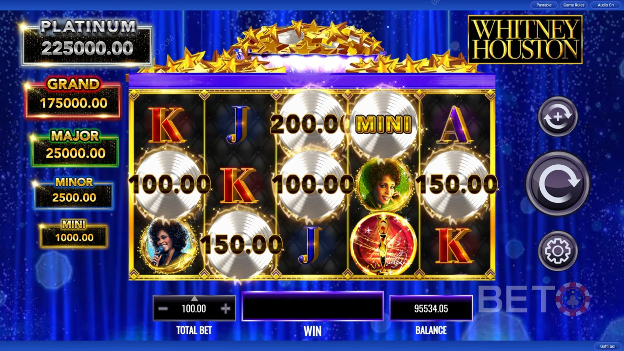 Đánh giá Whitney Houston của BETO Slots
