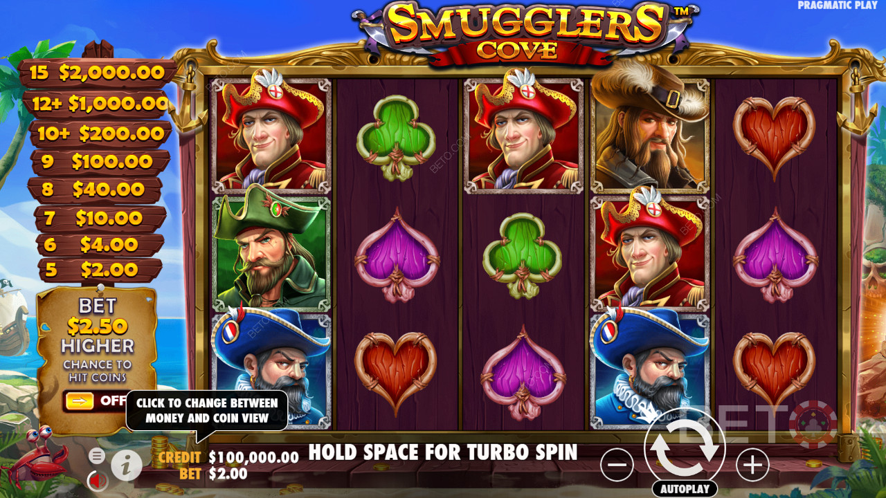 Những tên cướp biển đầy màu sắc trên mạng lưới chơi của Smugglers Cove