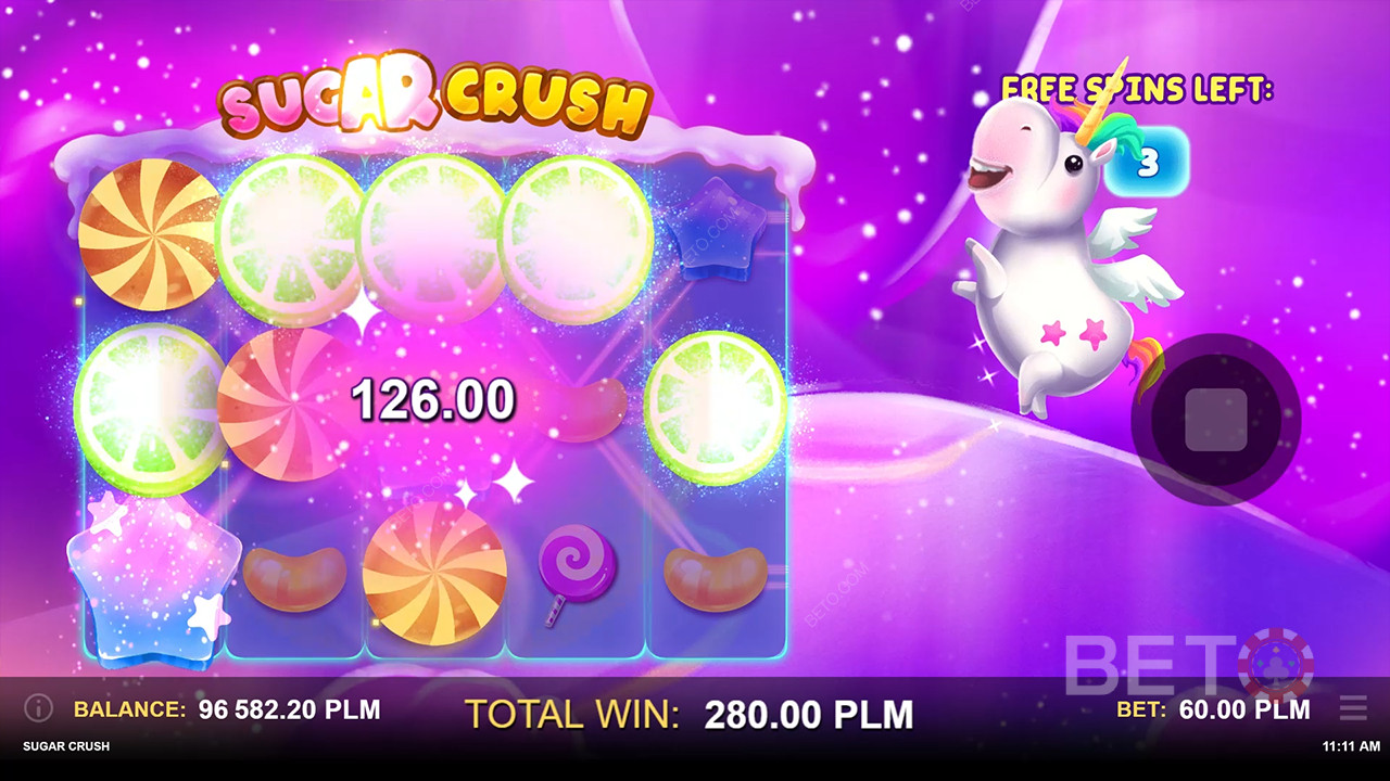 Đánh giá Sugar Crush của BETO Slots