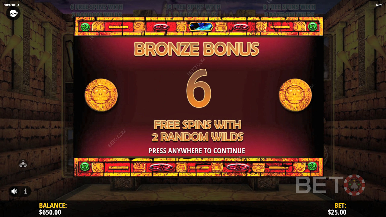 Thắng 9.600 lần tiền cược của bạn trong trò chơi Viracocha Slot Online!