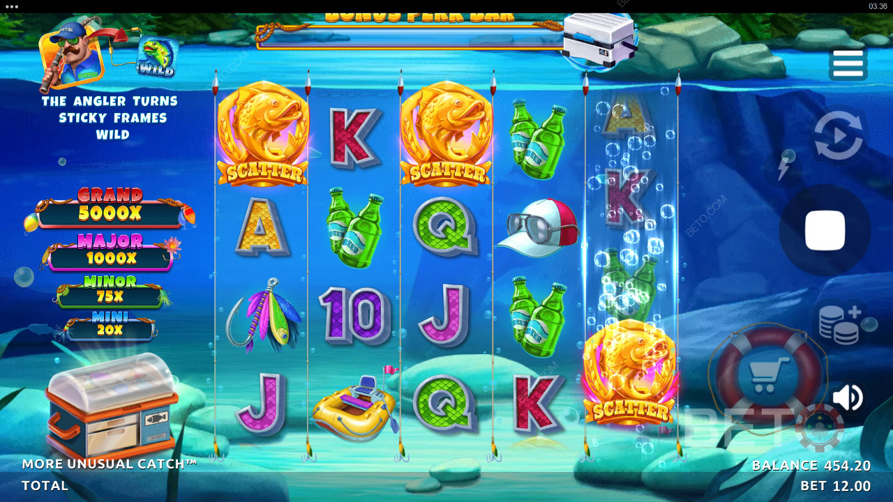 Đánh giá More Unusual Catch của BETO Slots