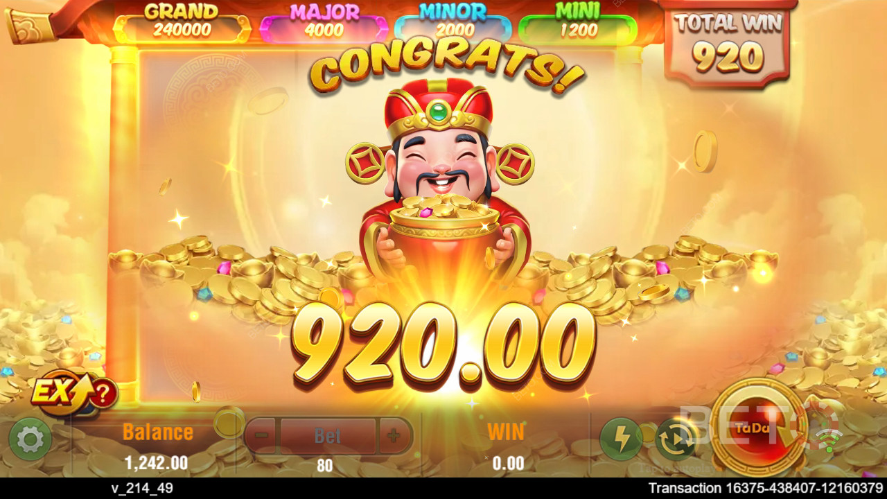 Thắng gấp 3.000 lần tiền cược của bạn trong trò chơi Money Pot Slot trực tuyến!