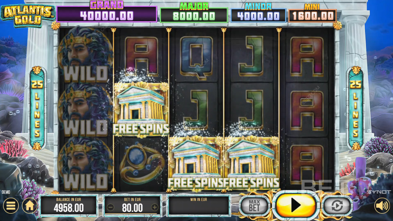 Đánh giá Atlantis Gold của BETO Slots