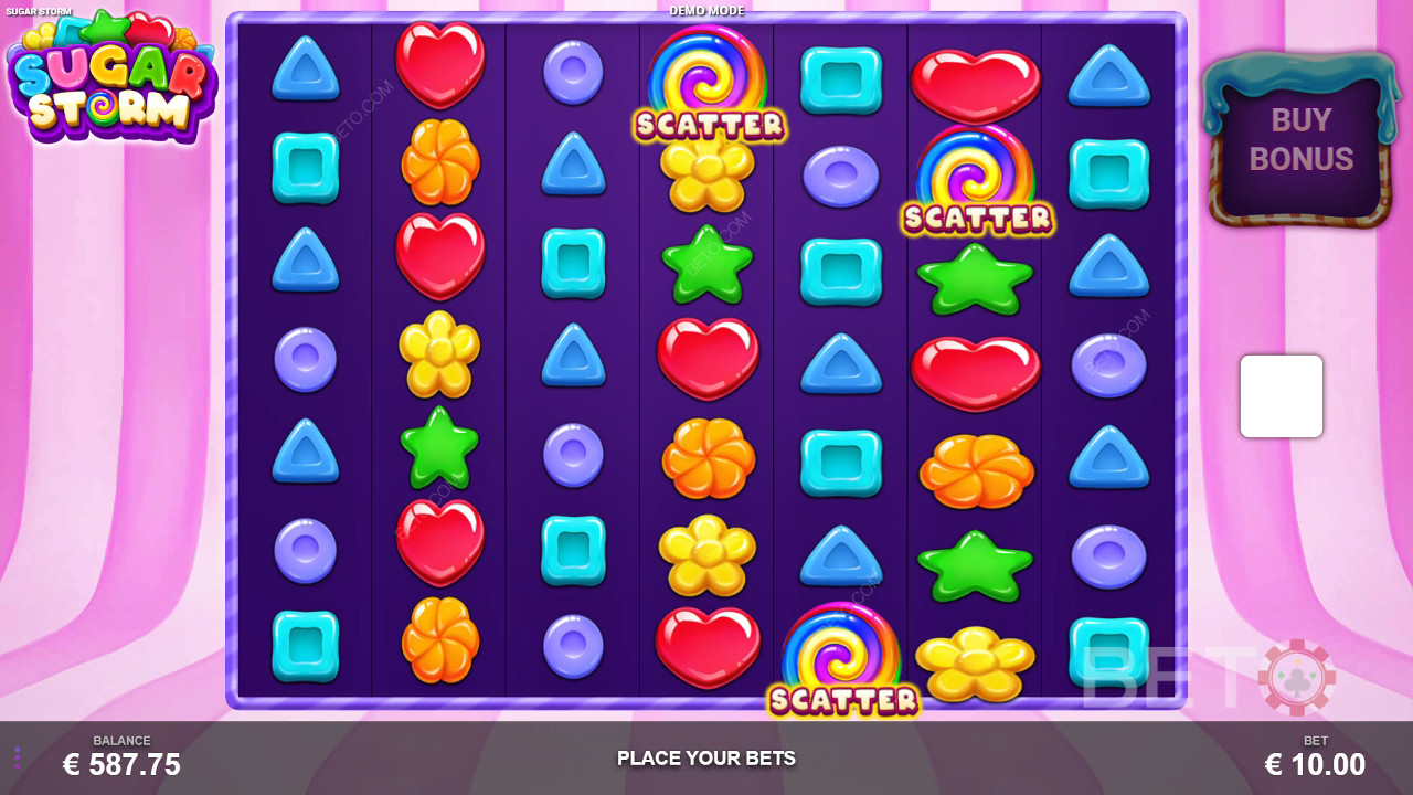 Đánh giá Sugar Storm của BETO Slots