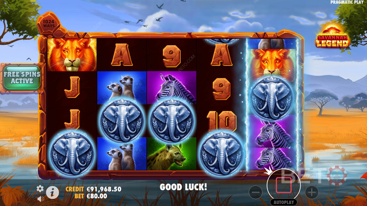 Đánh giá Savannah Legend của BETO Slots