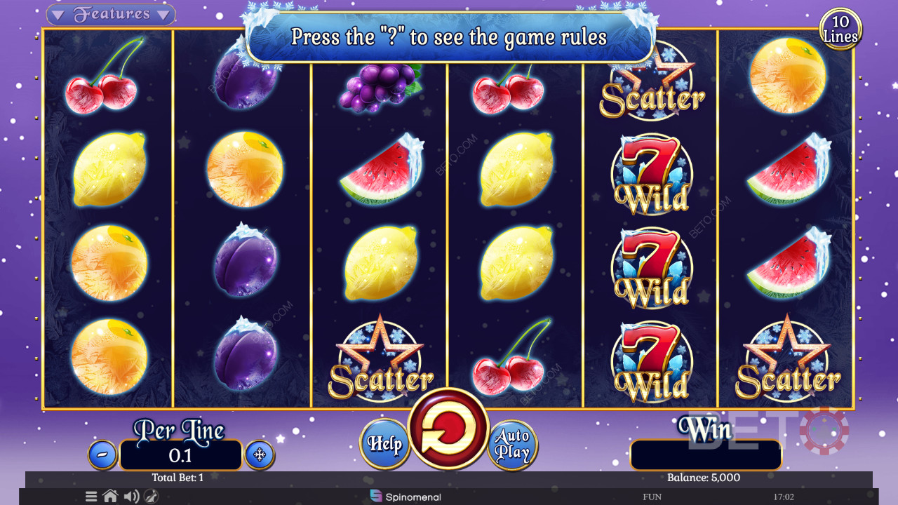 Đánh giá Fruits On Ice Collection 10 Lines của BETO Slots