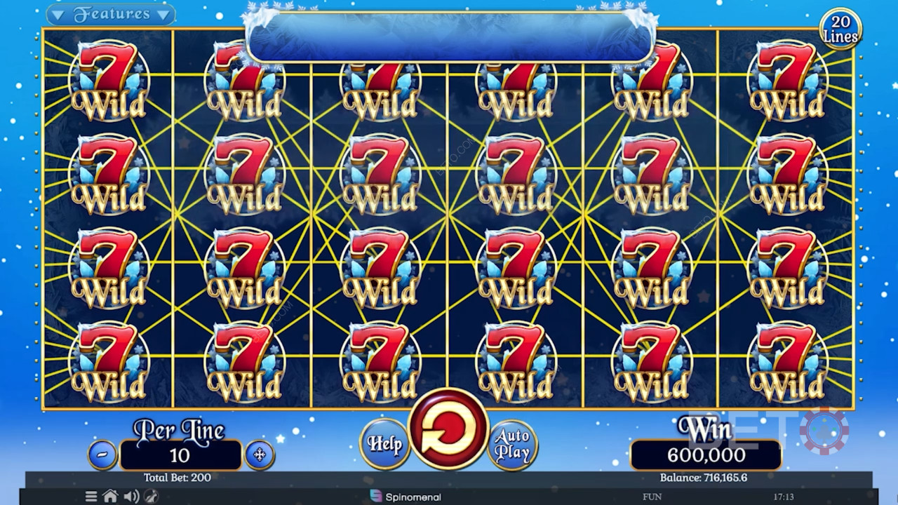 Đánh giá Fruits On Ice Collection 20 Lines của BETO Slots