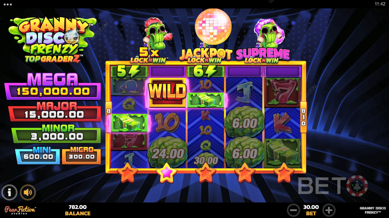 Đánh giá Granny Disco Frenzy của BETO Slots