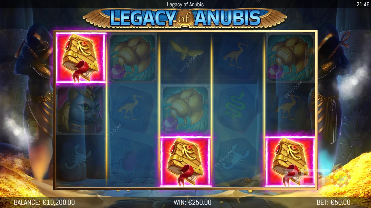Đánh giá Legacy of Anubis của BETO Slots