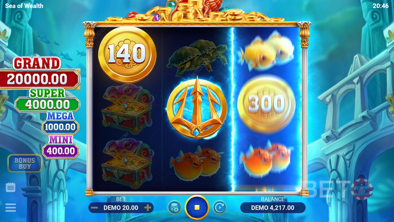 Đánh giá Sea of Wealth của BETO Slots
