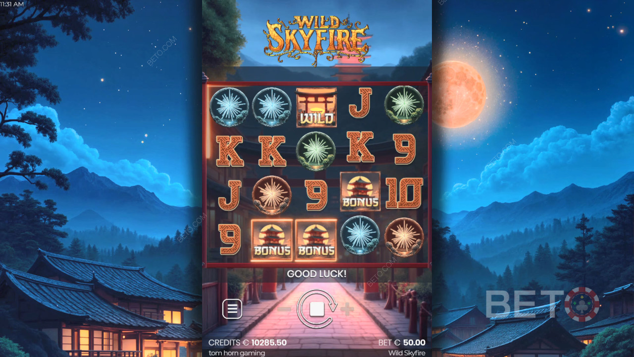 Đánh giá Wild Skyfire của BETO Slots