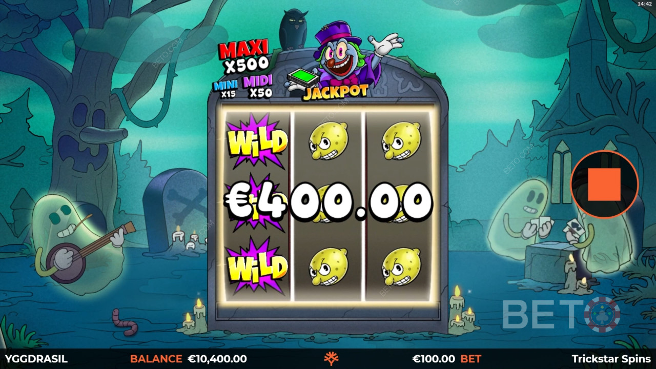 Đánh giá Trickstar Spins của BETO Slots